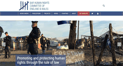 Desktop Screenshot of barhumanrights.org.uk